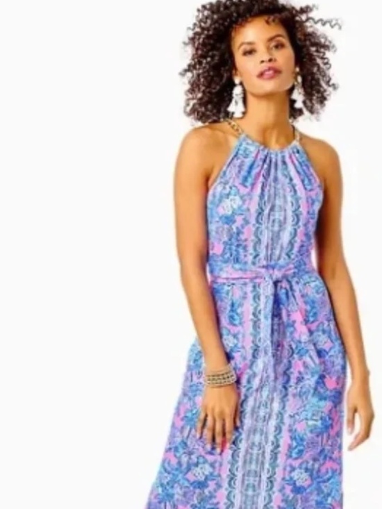 Lilly Pulitzer Dresses & Skirts - Lilly Pulitzer Bingham Maxi Dress Palm Paradise Size XL